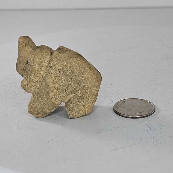 Hand Carved Stone Rhino Dinosaur Figurine Zuni? - Picture 7 of 7